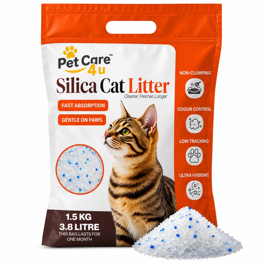 Ultra-Absorbent Silica Cat Litter 3.8L
