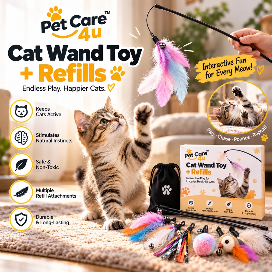 Cat Wand Toy + Refills