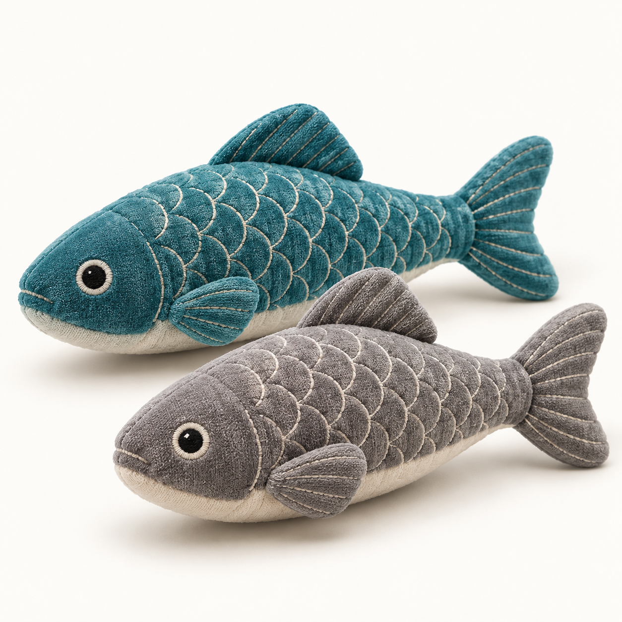 Plush Fish Toy Pair